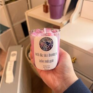 Homemade Taylor Swift Candle